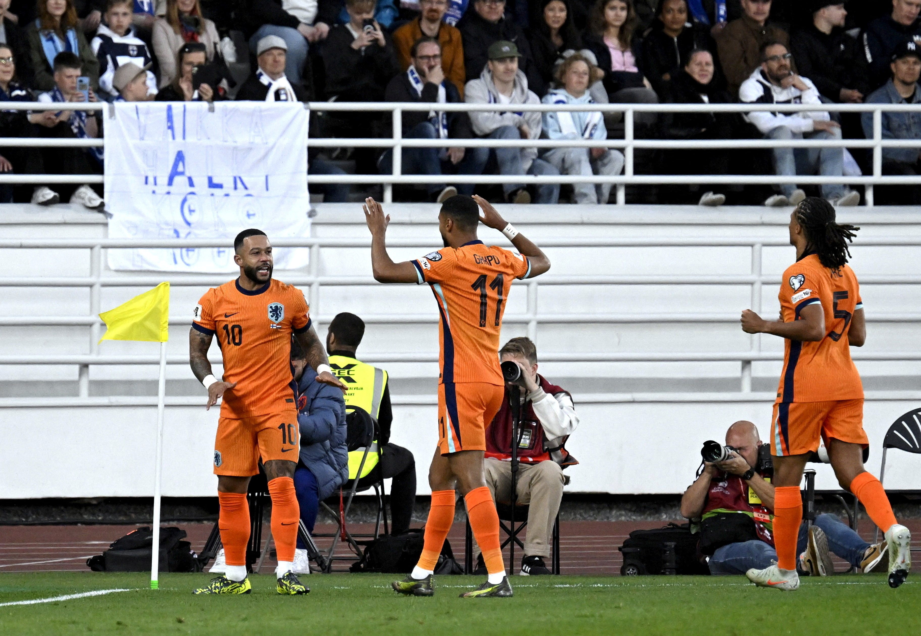 サッカー＝Ｗ杯欧州予選、デパイら得点のオランダが白星スタート