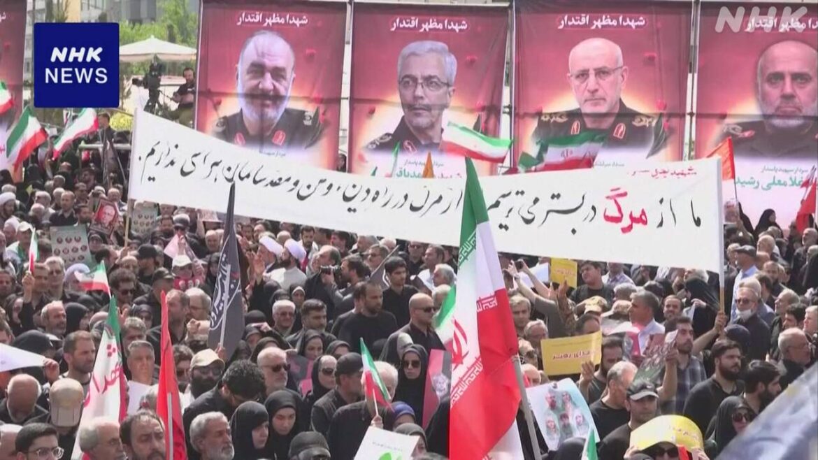 イランで国葬 イスラエルの攻撃で殺害 軍幹部など60人以上追悼 - nhk.or.jp
