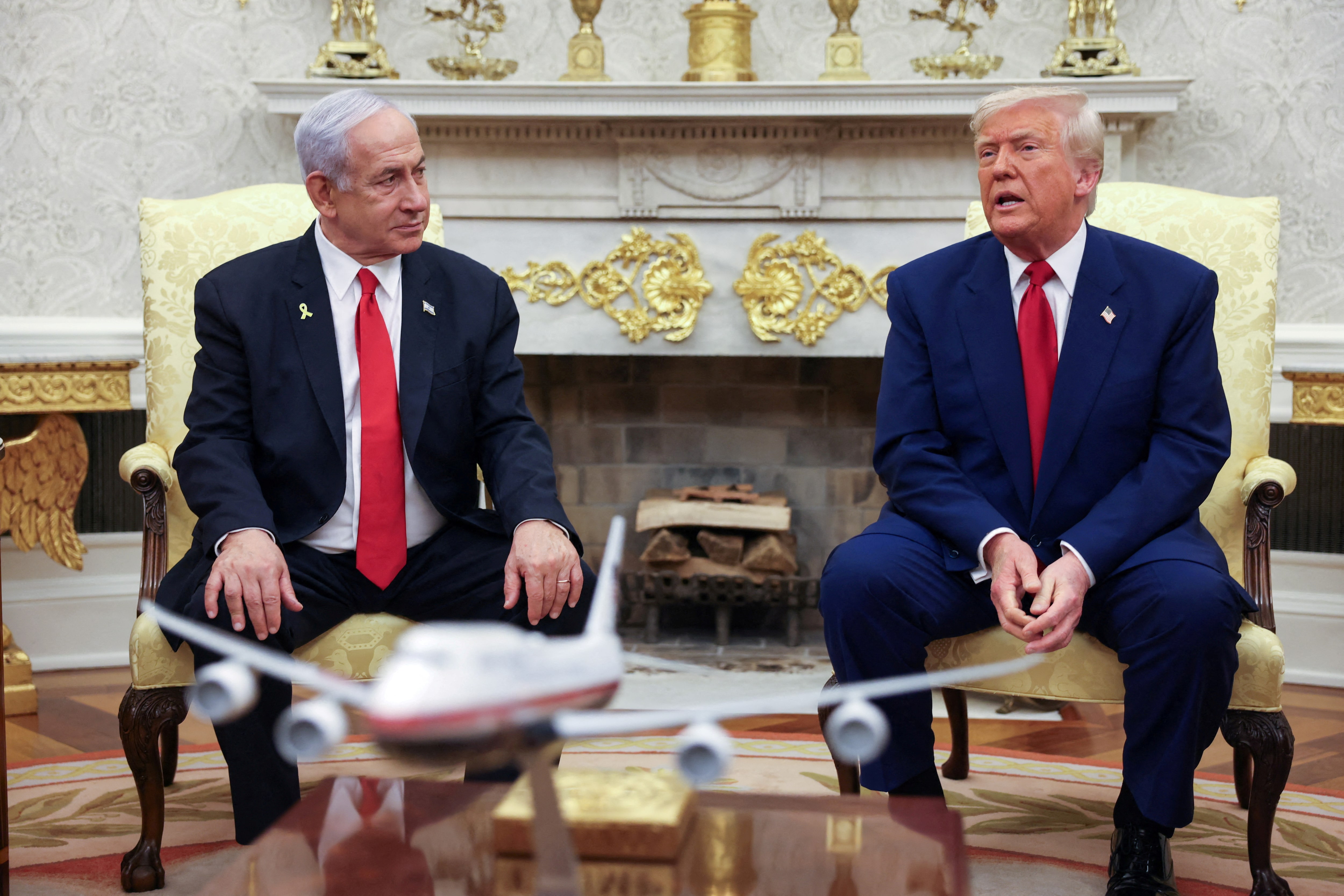 トランプ氏、イスラエル首相裁判巡り検察を批判　米の支援に言及