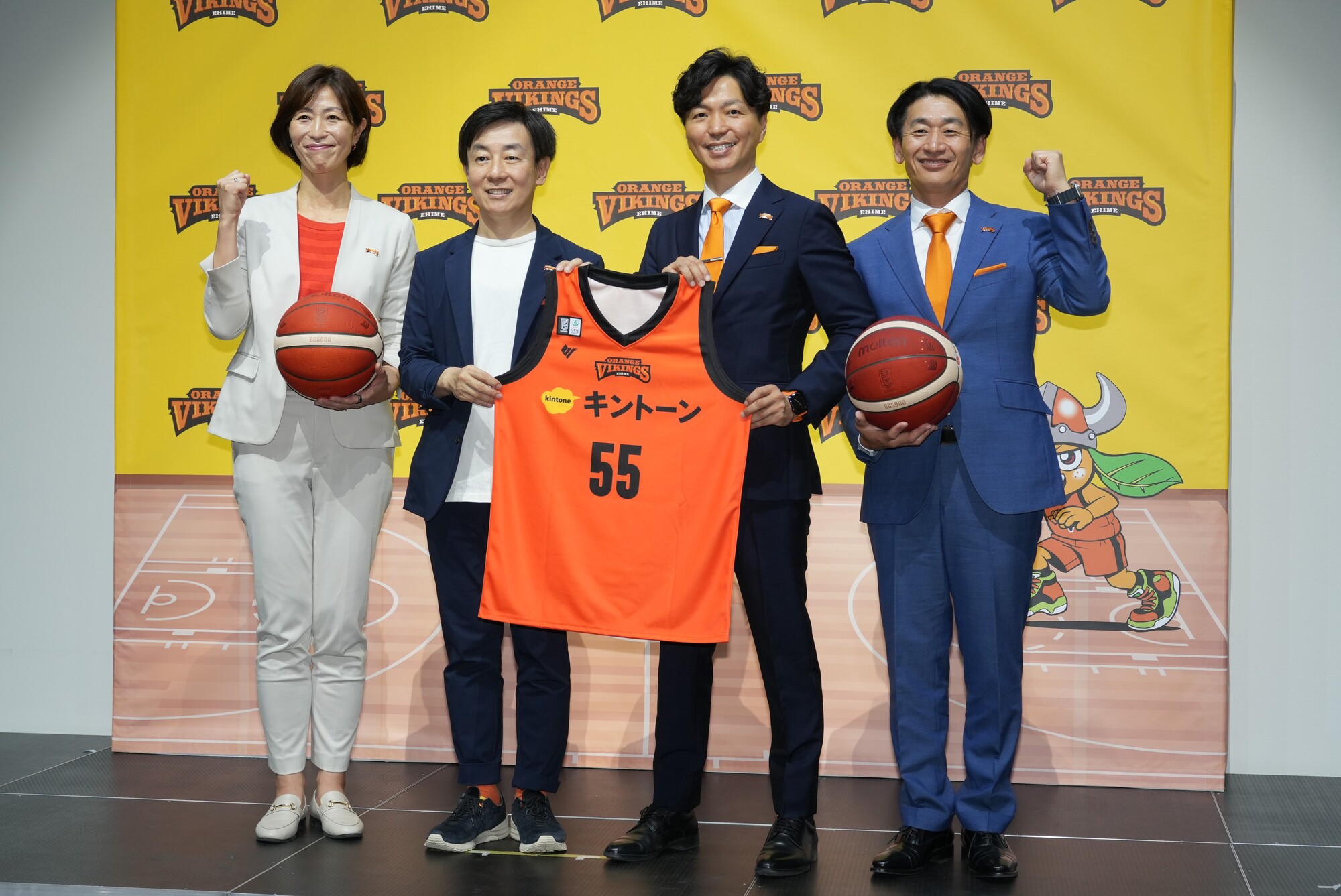 愛媛オレンジバイキングス記者会見