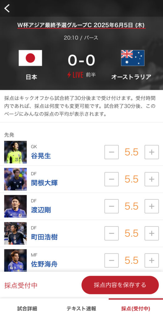 フレッシュな陣容で臨むアウェー戦…オーストラリアと戦う日本代表の採点受付中 | ゲキサカ
