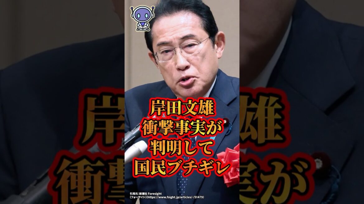 岸田文雄、衝撃事実が判明して国民ブチギレ　#shorts
