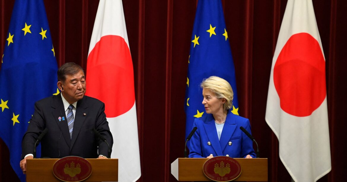 日・ＥＵ首脳協議、不公正貿易対応で緊密に協力　自由な経済秩序維持 | ロイター