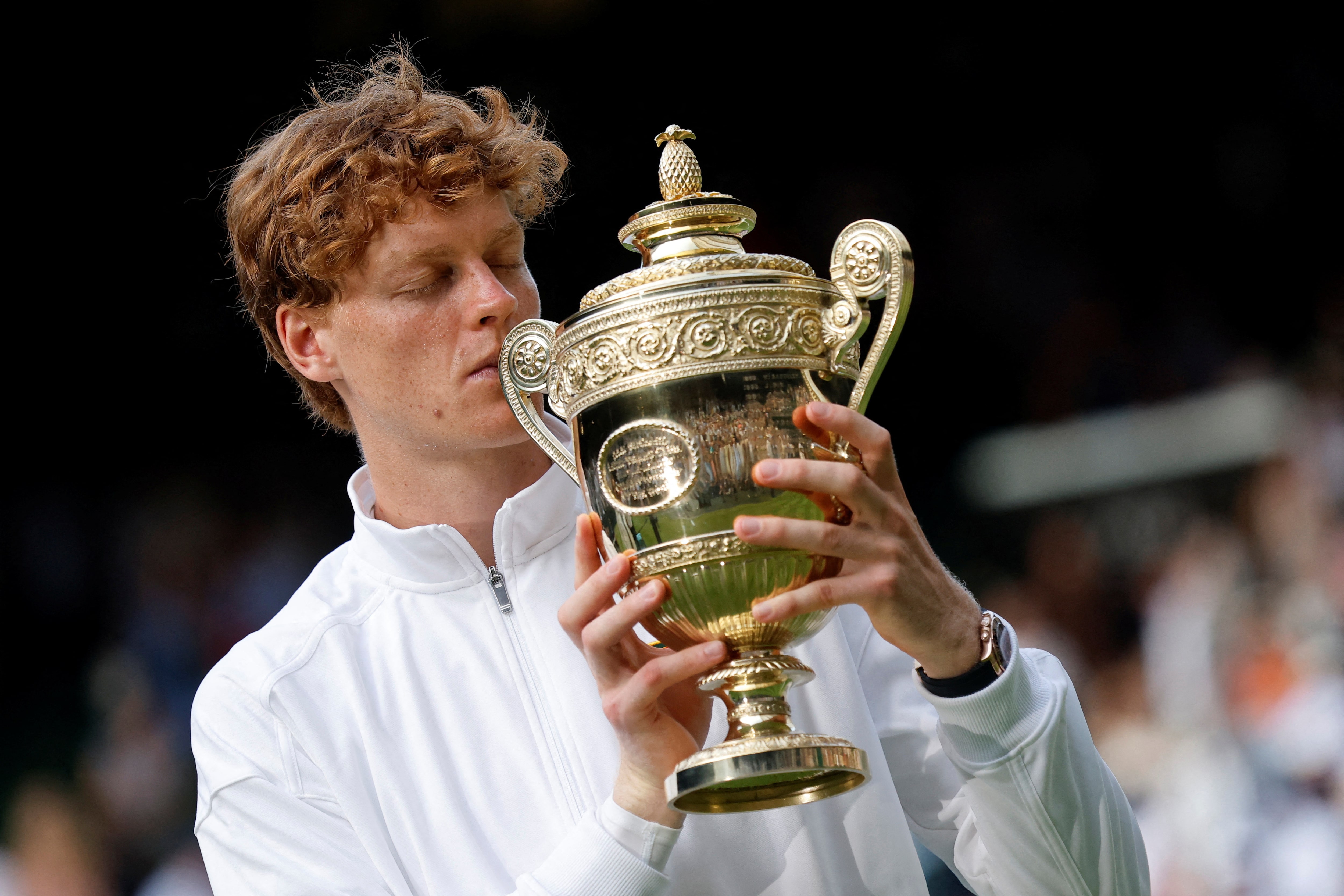 テニス＝シナーがウィンブルドン初優勝、イタリア勢初　アルカラス下す