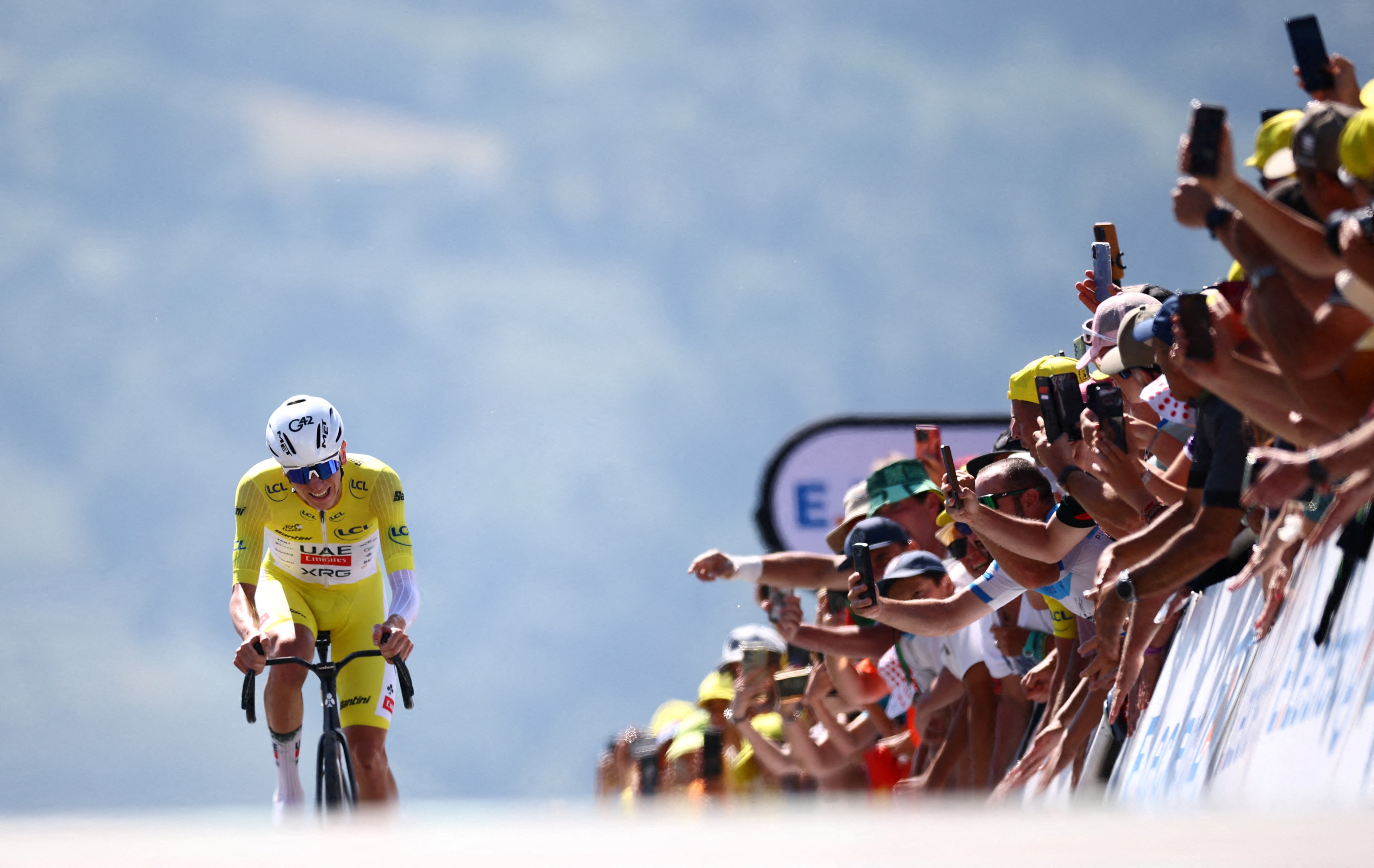 ツール・ド・フランス＝ポガチャルが山岳ＴＴで圧勝、総合首位守る