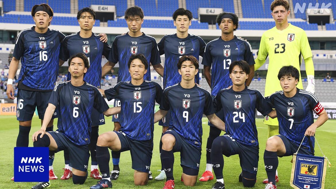 サッカー日本代表 東アジア選手権の初戦 香港に大勝 - nhk.or.jp