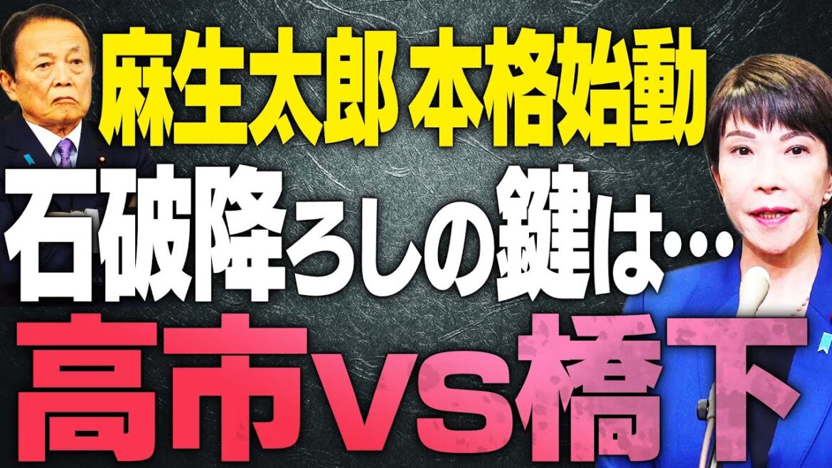 【麻生本格始動で鍵は？】高市早苗ｖｓ橋下徹の構図 これは？ 【文化人スペシャル特集】