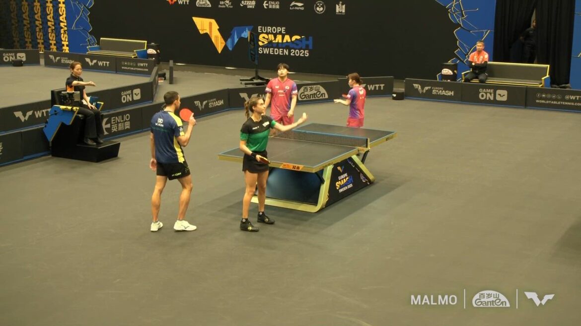 【動画】【卓球】松島輝空・大藤沙月ペア 強豪ブラジルペアに大逆転勝利！ ｜ヨーロッパスマッシュ スウェーデン2025 - スポーツナビ「テレ東卓球チャンネル」