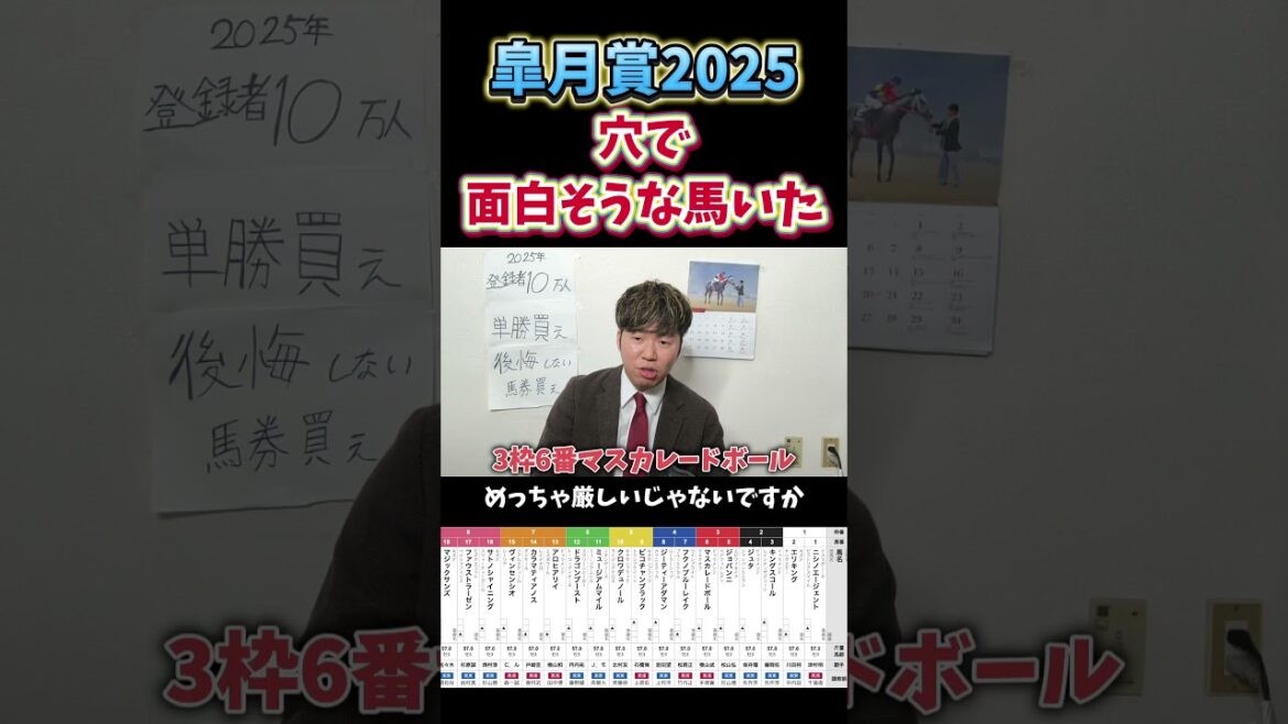 【皐月賞2025】クロワデュノールの相手候補#競馬#競馬予想#皐月賞#皐月賞予想#クロワデュノール#マスカレードボール