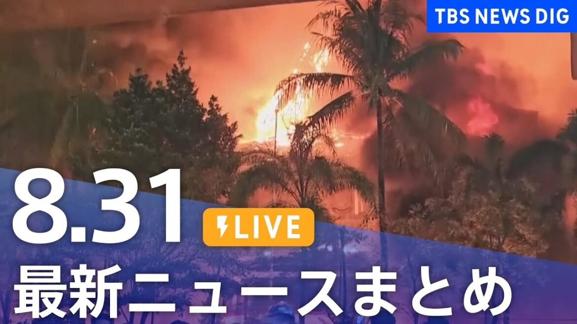 【LIVE】最新ニュースまとめ（Japan News Digest）｜TBS NEWS DIG（8月31日）