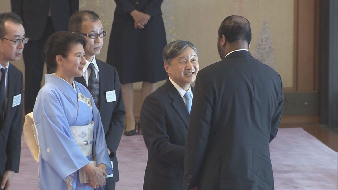 両陛下「TICAD＝アフリカ開発会議」出席の各国首脳らを招いて茶会　愛子さまや佳子さまら皇族方も和装で参加　宮殿・春秋の間（TBS NEWS DIG Powered by JNN）