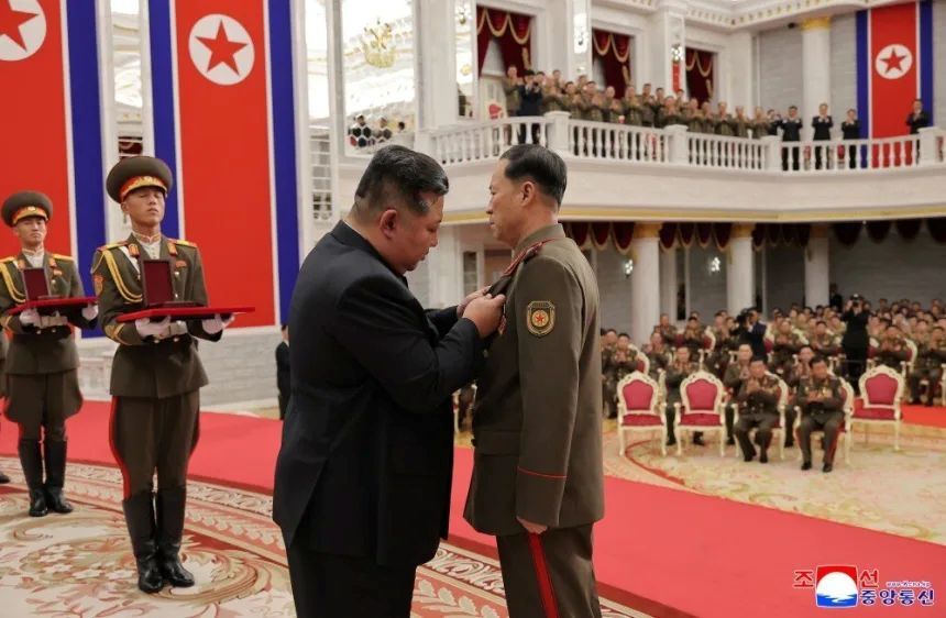 ロシアには現在約1万2000人の北朝鮮軍が駐留しているとみられる/KCNA