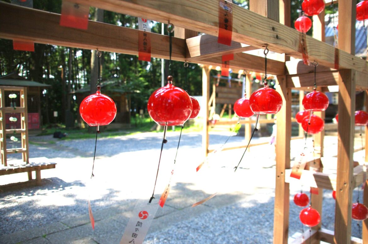 小山市・間々田八幡宮の夏を彩る「風鈴まつり」　妖怪猫を探す謎解きイベントも開催中です！ | とりぷれ