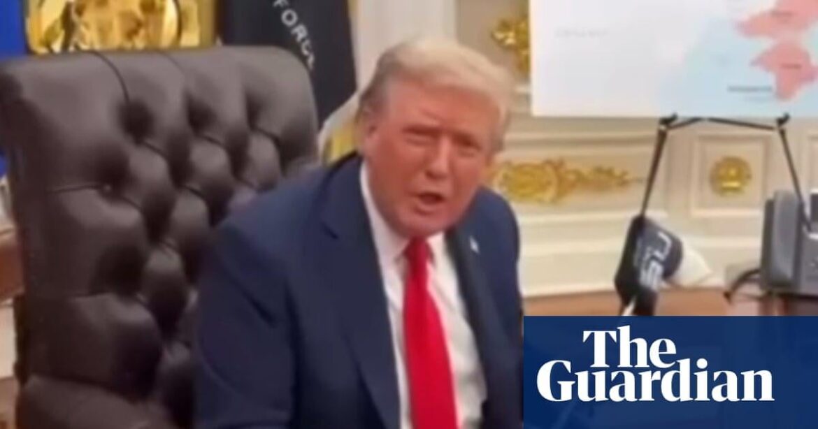 Zelenskyyは、ウクライナ戦争の退役軍人ゴルフクラブにトランプへの贈り物として与えました。