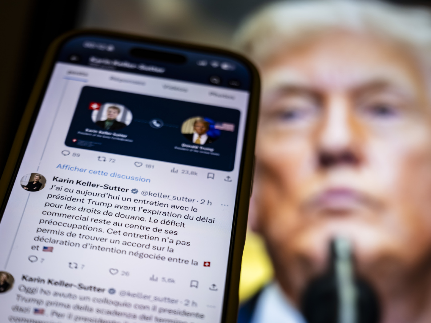 カリン・ケラー・ズッター大統領のツイッター投稿
