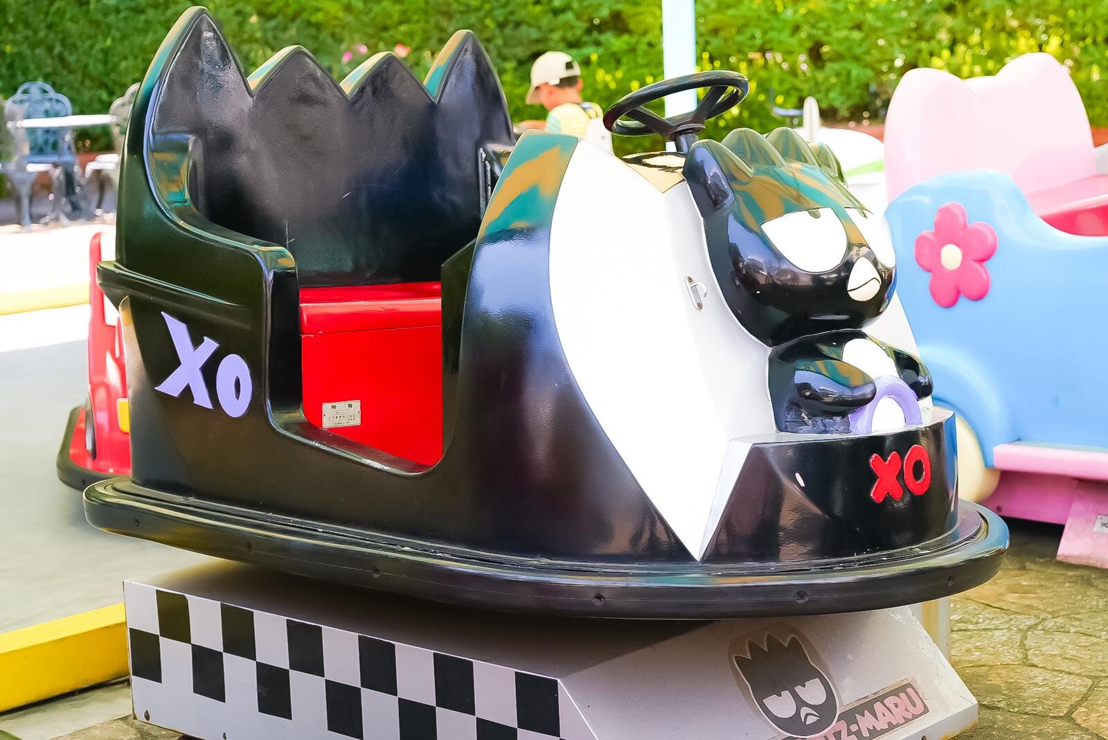 サンリオキャラクターの“車型”フォトスポットもある