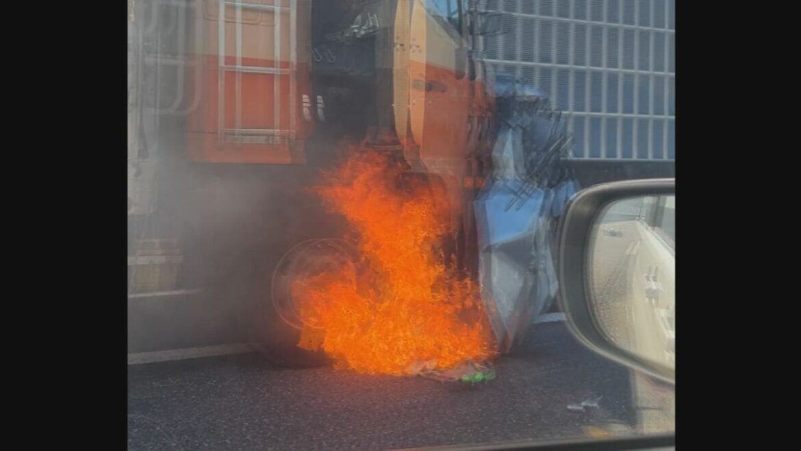 山口県の山陽道事故 ２人を死亡させた疑いでトラック運転手の男(65)を現行犯逮捕 山陽道で４台絡む事故（山口県岩国市） | 山口のニュース・天気・防災｜tys NEWS｜ｔｙｓテレビ山口 (1ページ) - TBS NEWS DIG