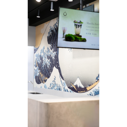京都・錦市場にオープンしたドリンクスタンド「A DROP OF ZEN ヒトテキノ膳」の店頭