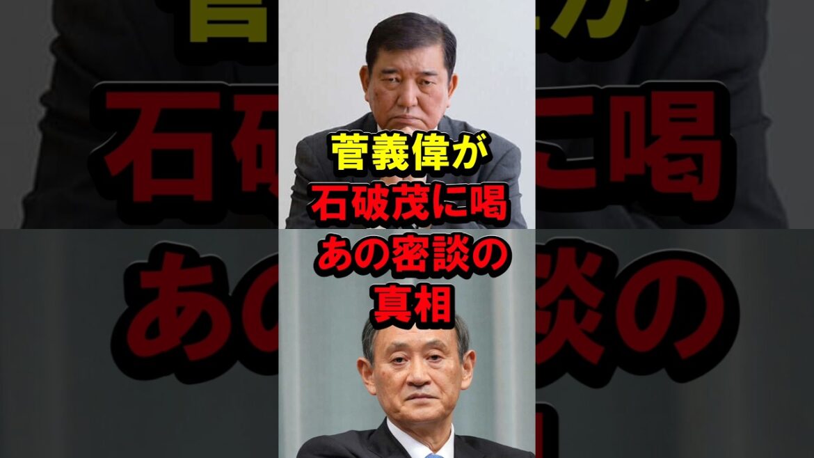 菅義偉が石破茂に喝、あの密談の真相 #自民党 #石破首相 #自民党 #小泉進次郎 #総裁選 #会談 #神奈川新聞 #報道1930