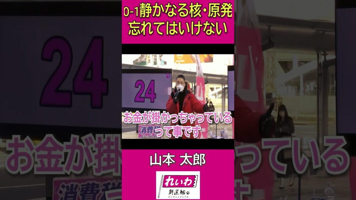 ⓪－1【原発と津波・忘れてはいけない】#山本太郎  ＃れいわ新選組