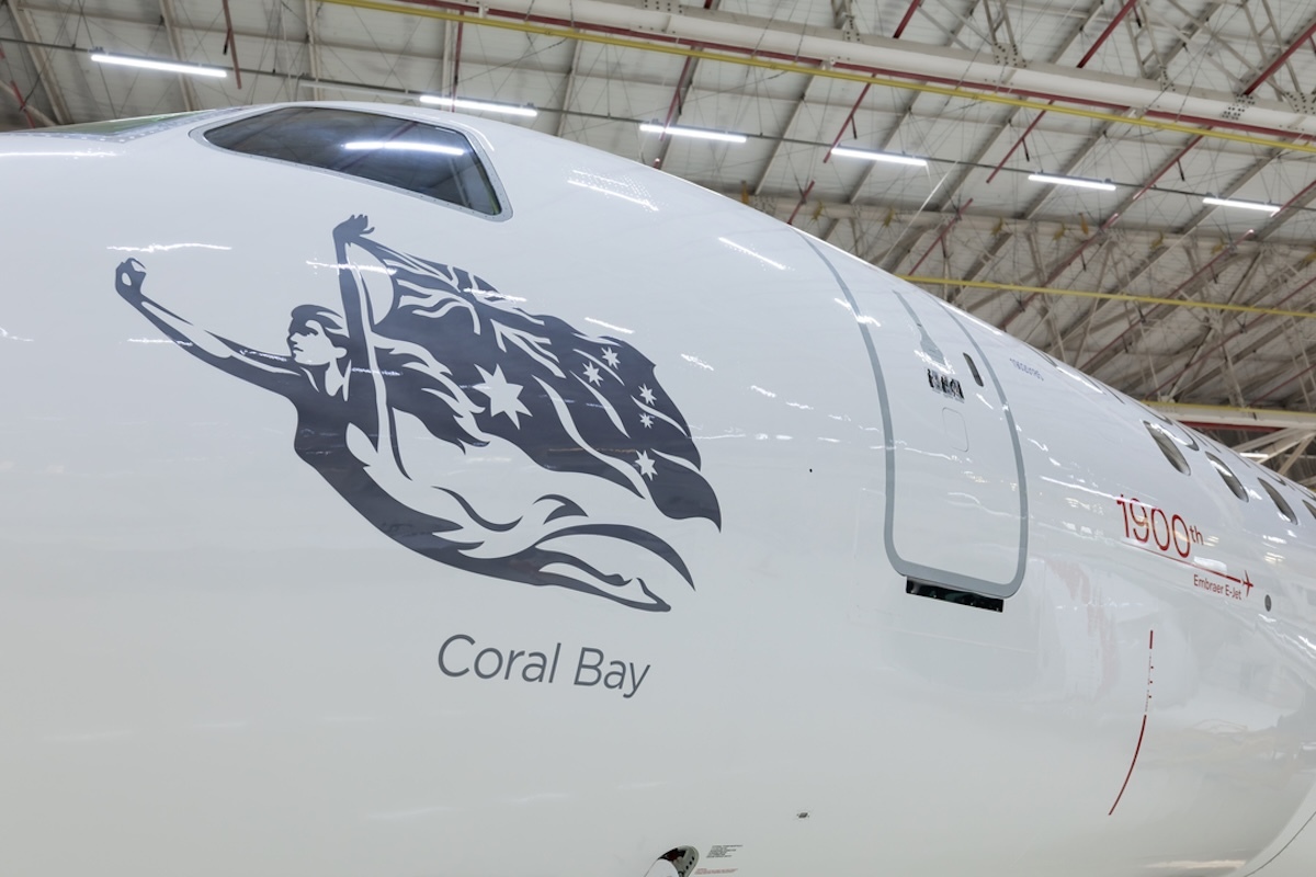 ニュース画像 2枚目：ヴァージン・オーストラリア、「E190-E2」を初受領！ F100後継として導入