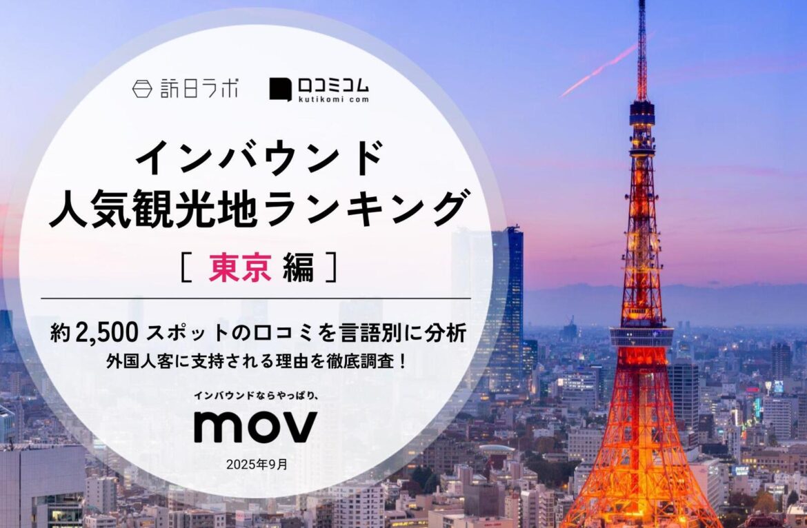 【2025年最新】東京で外国人に人気の観光スポット：チームラボプラネッツ TOKYO DMMが2位、1位は？ | 訪日ラボ