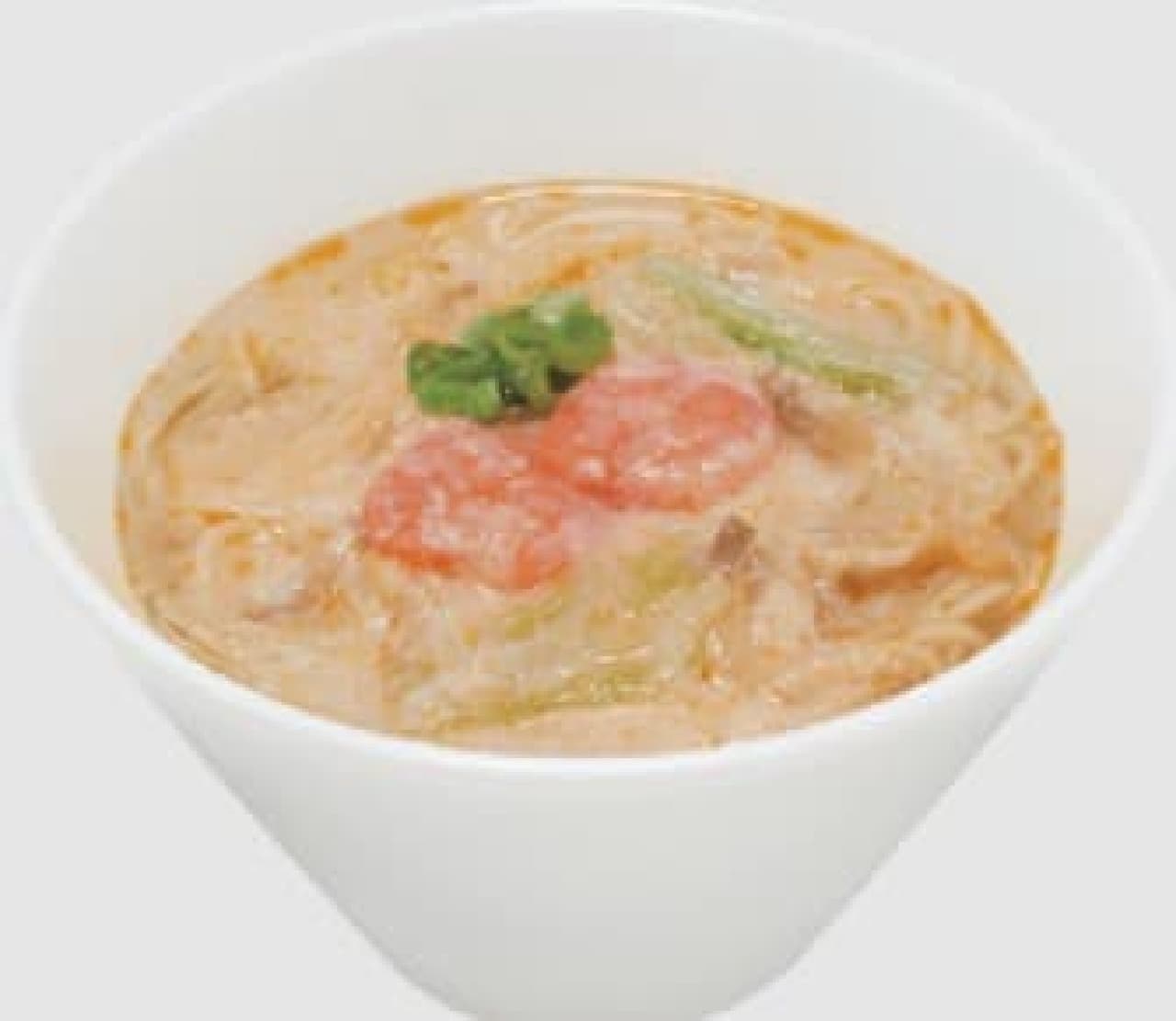 台湾風ピリ辛豆乳野菜麺