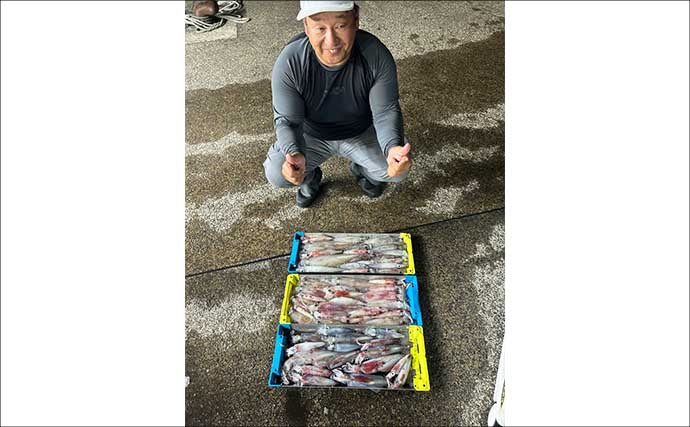 【沖釣り釣果速報】富山湾のアカムツ便で手堅くヒット!福井沖ではマイカ狙いのイカメタルで竿頭76匹も(北陸)