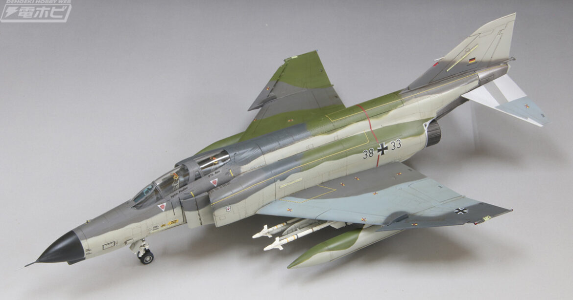 旧西ドイツ空軍が運用したF型を再現!ファインモールドより「1/72 ドイツ空軍 F-4F 戦闘機 JG71 “リヒトホーフェン” 【限定品】」プラモデルキットが2025年9月16日(火)発売予定! 旧西ドイツ空軍が運用したF型を再現!ファインモールドより「1/72 ドイツ空軍 F-4F 戦闘機 JG71 “リヒトホーフェン” 【限定品】」プラモデルキットが2025年9月16日(火)発売予定!
