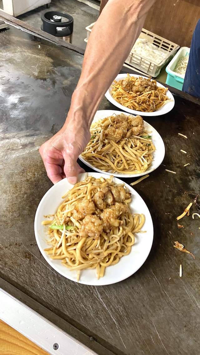 津山ホルモンうどん 橋野食堂 岡山 普通・ピリ辛・激辛から選べる
