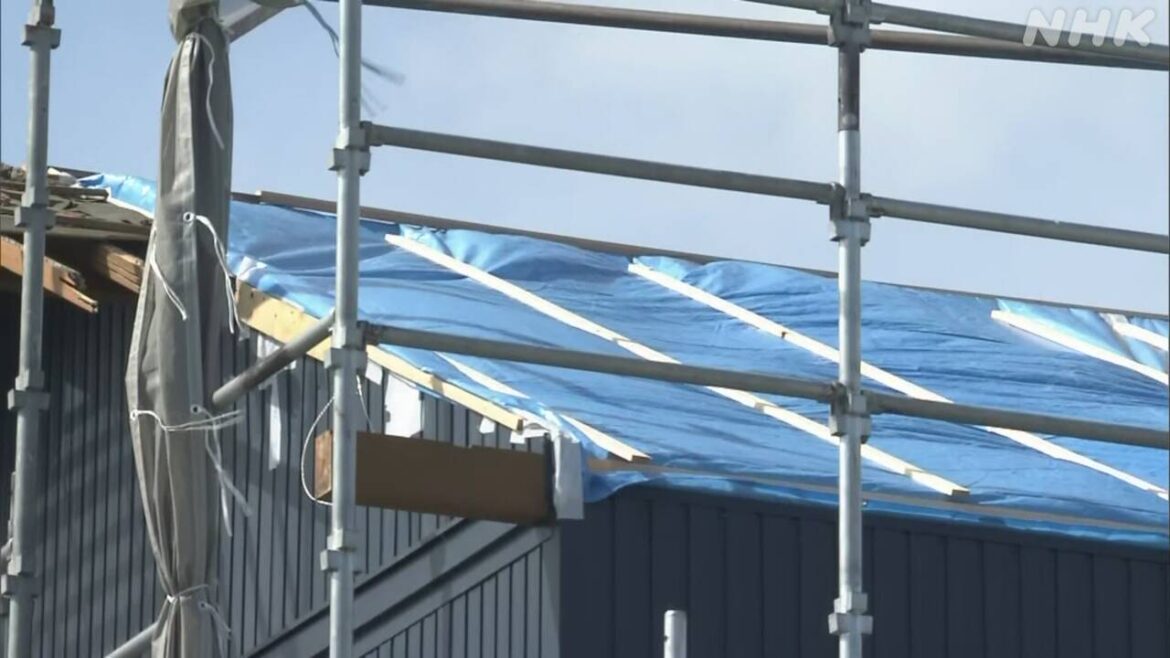 静岡 竜巻や台風の被害1800棟超 雨に備え屋根にブルーシート - nhk.or.jp