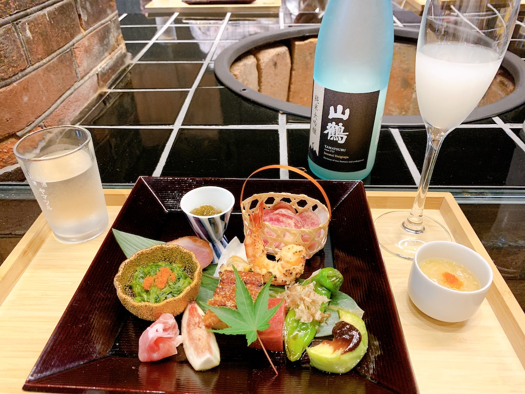 日本酒と大和の恵みを堪能するランチ