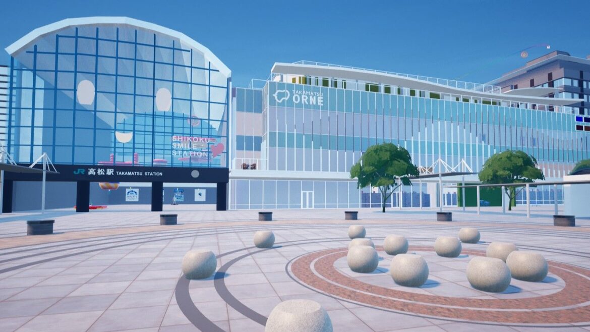 サンポート高松が人気ゲーム「フォートナイト」の世界に　3Dデータを活用して再現　香川河川国道事務所 | KSBニュース | KSB瀬戸内海放送