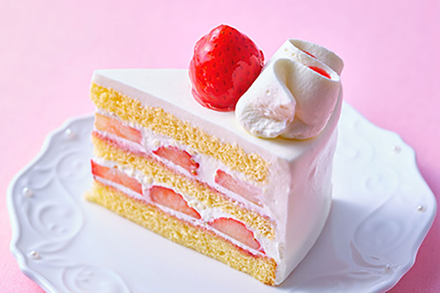 「マールブランシュ 大丸京都店」でのみ販売される苺のショートケーキ（1個712円）