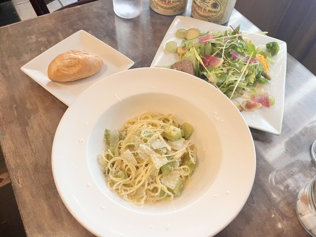「新ショウガとナスのパスタ」1,200円（税込）