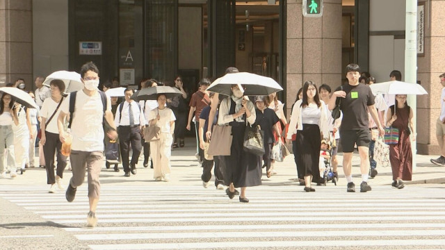 関東地方で厳しい残暑　群馬・埼玉で35℃以上の猛暑日予想