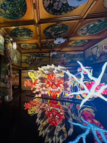 「和のあかり×百段階段2025 ～百鬼繚乱～」で展示されている作品