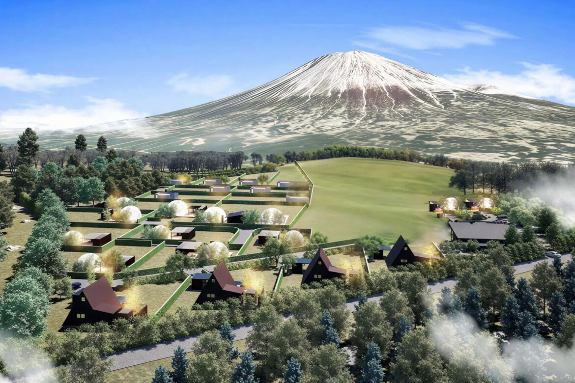 「グランピングB＆V富士山河口湖」富士ヶ嶺エリアに12月開業。客室風呂には深層水使用、ドッグラン付きキャビンも - トラベル Watch