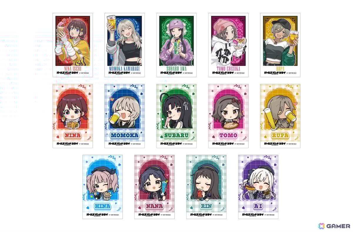 アニメ「ガールズバンドクライ」×英国風PUB「HUB」のコラボが11月14日より5店舗で開催!コラボドリンク&フードや描き下ろしグッズが登場の画像