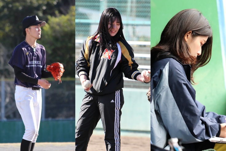 帯同スタッフ学生委員3名の仕事風景