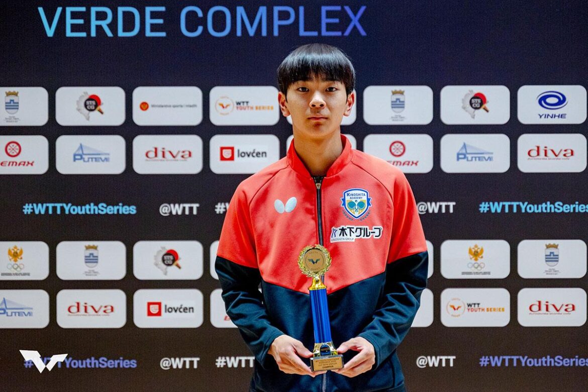 卓球 WTTユースコンテンダー ポドゴリツァ　川上流星が2種目で優勝｜卓球レポート