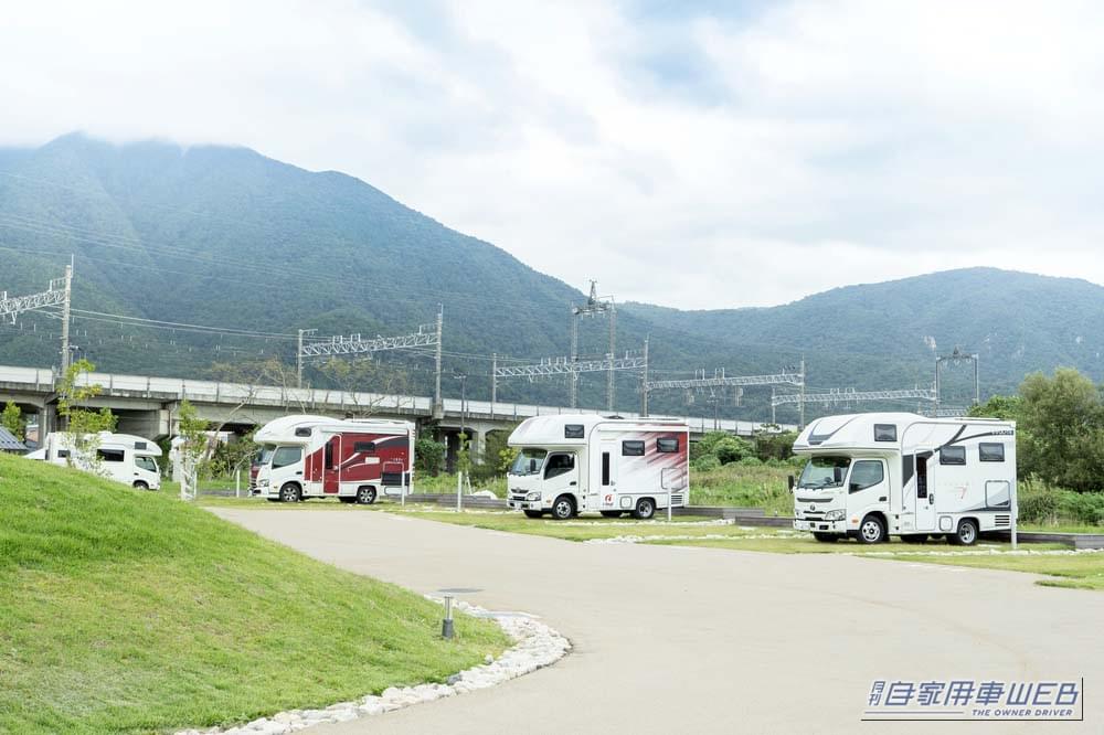車中泊旅行にオススメ! 快適に、そして安全に楽しめる「RVパーク」最新情報 【 滋賀県大津市・ RVパーク 近江舞子トーンズ(OMI-MAIKO TONES) 】(月刊自家用車WEB) 車中泊旅行にオススメ! 快適に、そして安全に楽しめる「RVパーク」最新情報 【 滋賀県大津市・ RVパーク 近江舞子トーンズ(OMI-MAIKO TONES) 】(月刊自家用車WEB)