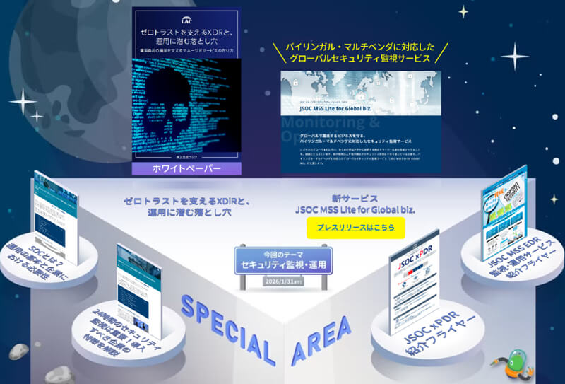 スペシャルエリアの展示