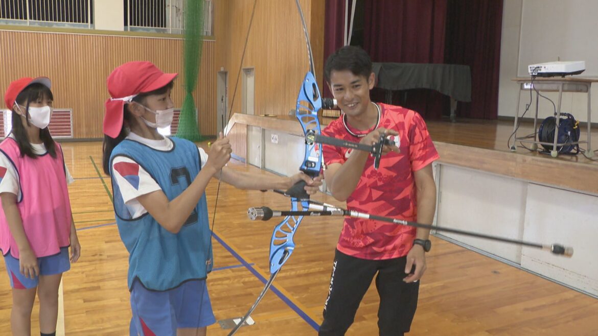 岡山市出身のオリンピアン アーチェリー・中西絢哉選手が小学生と交流 | KSBニュース | KSB瀬戸内海放送 岡山市出身のオリンピアン アーチェリー・中西絢哉選手が小学生と交流 | KSBニュース | KSB瀬戸内海放送