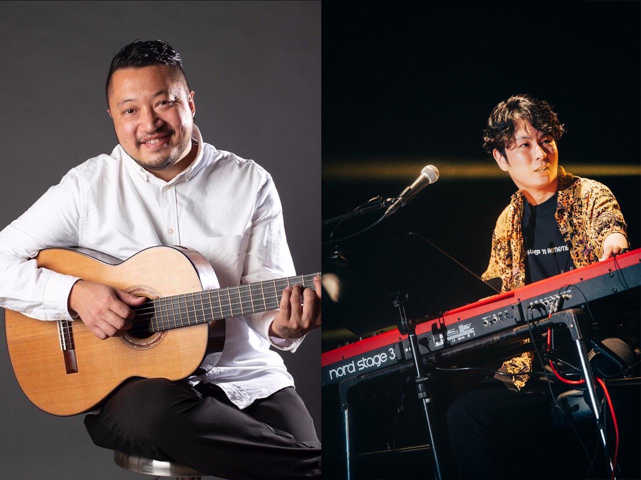 Marcelo Kimura(Vo,Gt)、海堀 弘太(Pf)