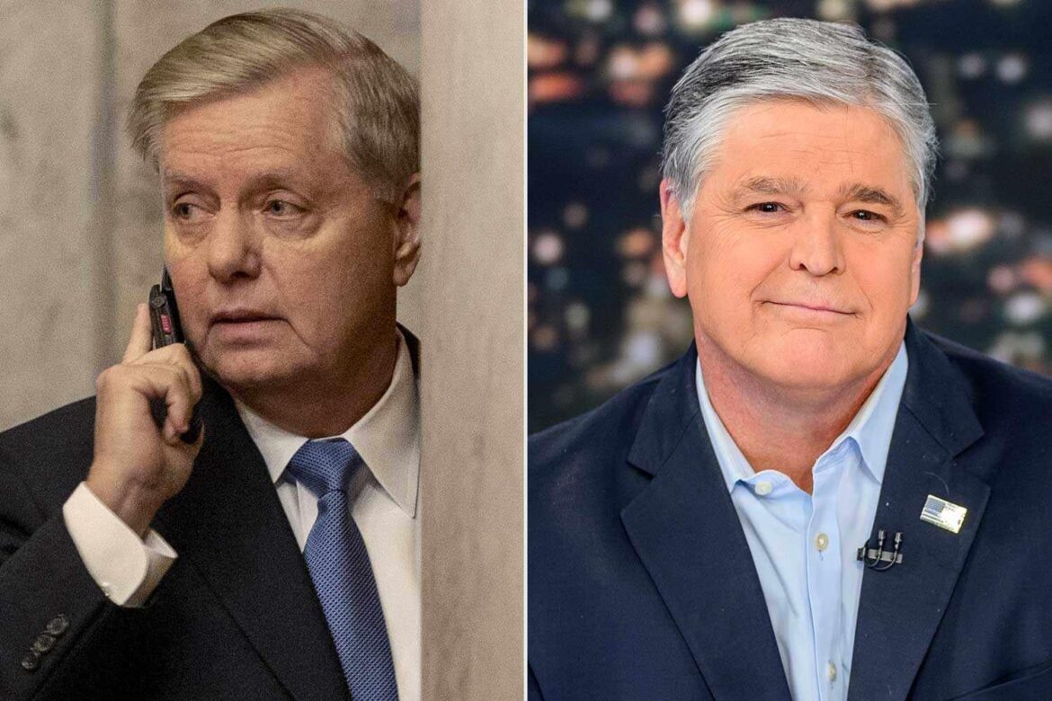 リンジー・グラハムは国会議事堂の廊下でSiriにささやきます。彼女は大声で「ショーン・ハニティの携帯に電話してます」と答える