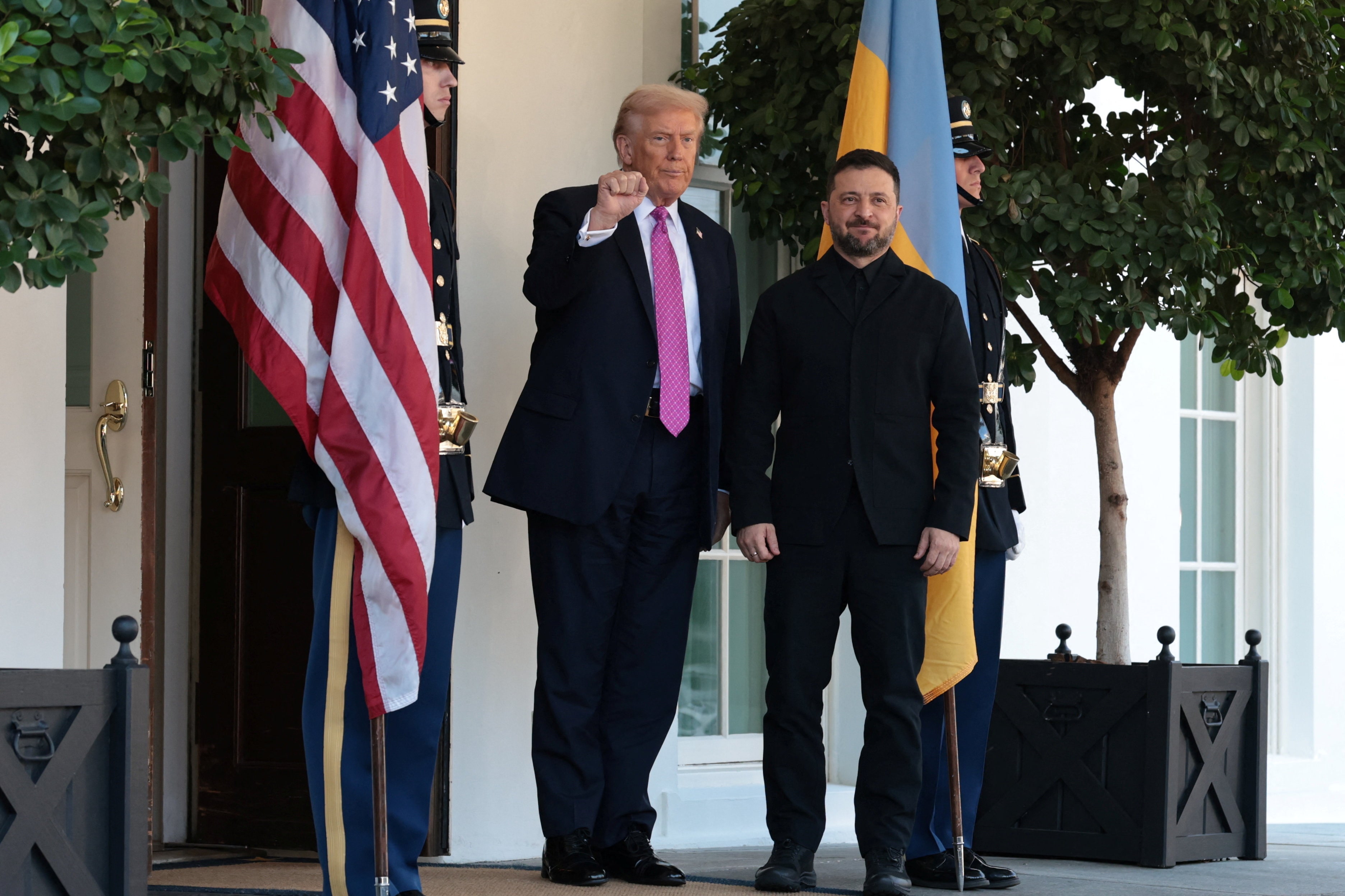 トランプ氏、ウクライナ大統領と会談　トマホーク供与など巡り協議へ