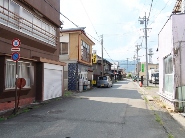 辰野駅。蛍が非常に多く生息しているそうで、名物のひとつとか(筆者撮影)