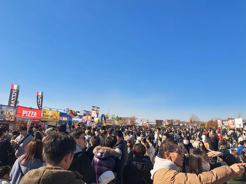 昼の会場の様子