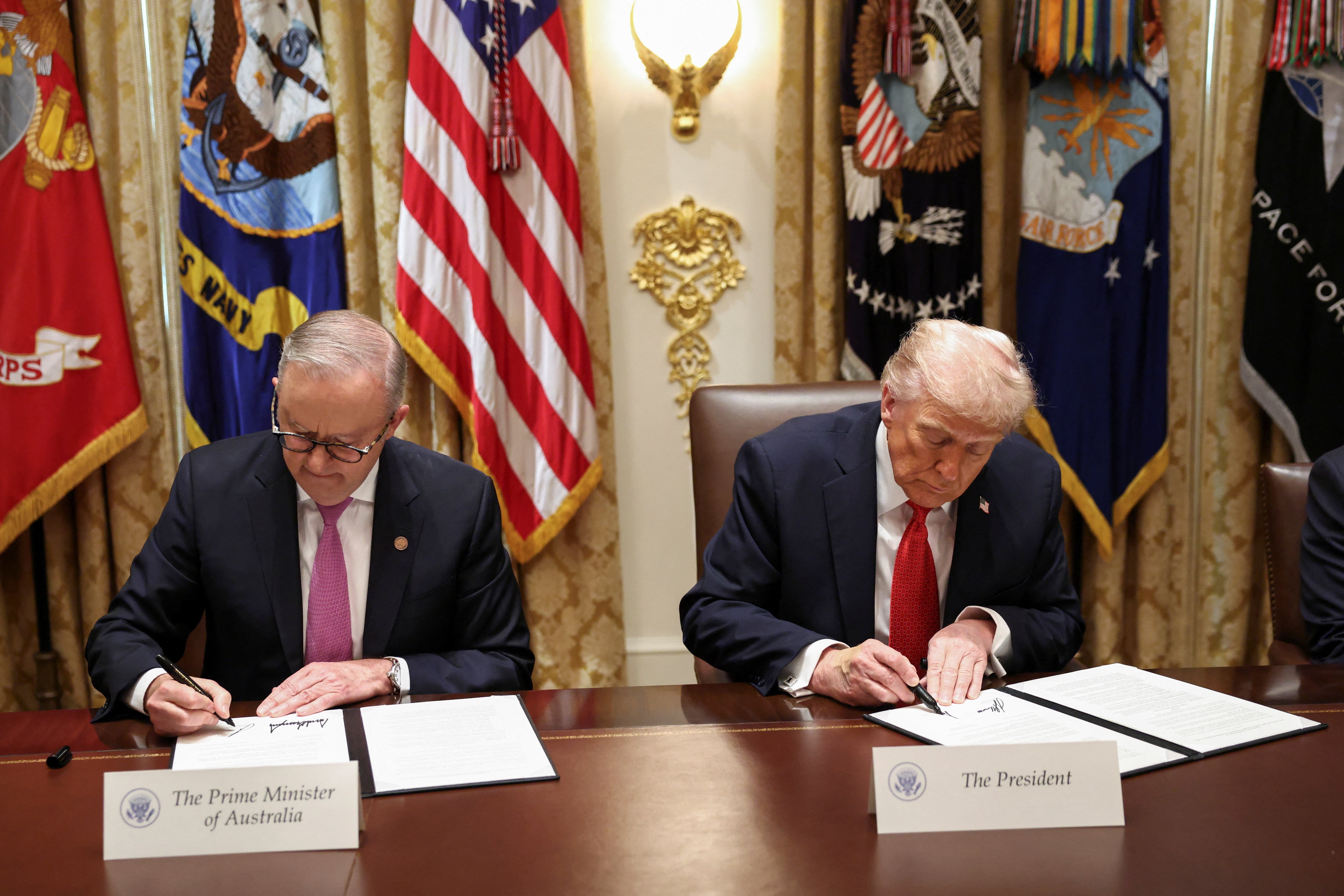 米豪首脳が会談、レアアース合意文書に署名 日本関連も対象